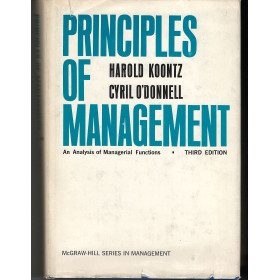 Principles of management - Harold Koontz, C. Odoennell