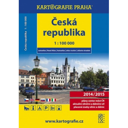 Česká republika 1:100 000 autoatlas 2014/2015