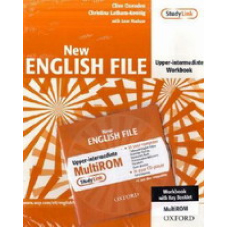 New English File Upper Intermediate Workbook with Answer Booklet and MultiRom Pack - Clive Oxenden